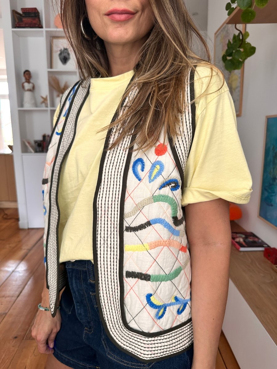 Veste Redwan ECRU - Casbah Love Veste