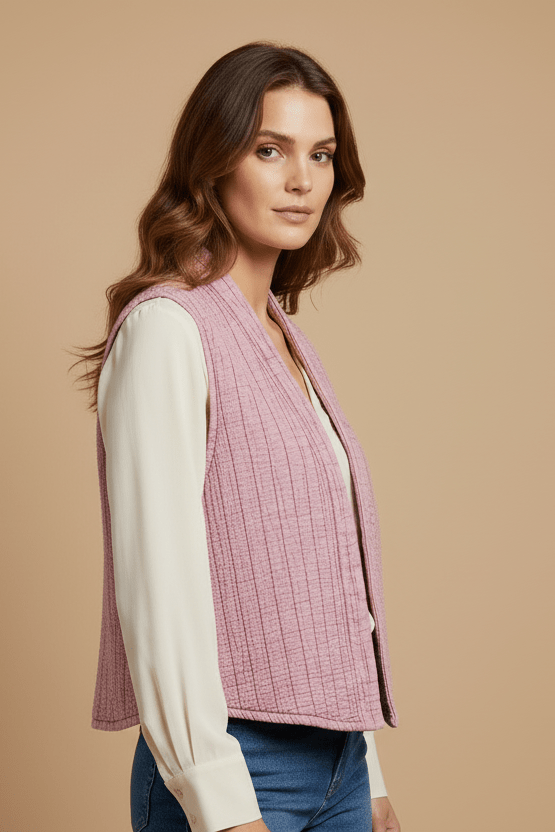 VESTE VIVIE Rose - LA PETITE ETOILE VESTE