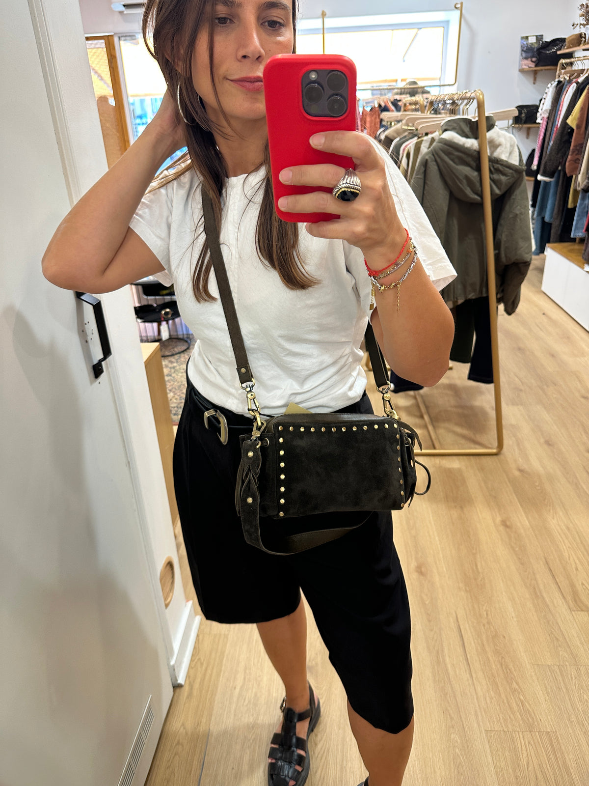 Zaza V Dark Khaki bag