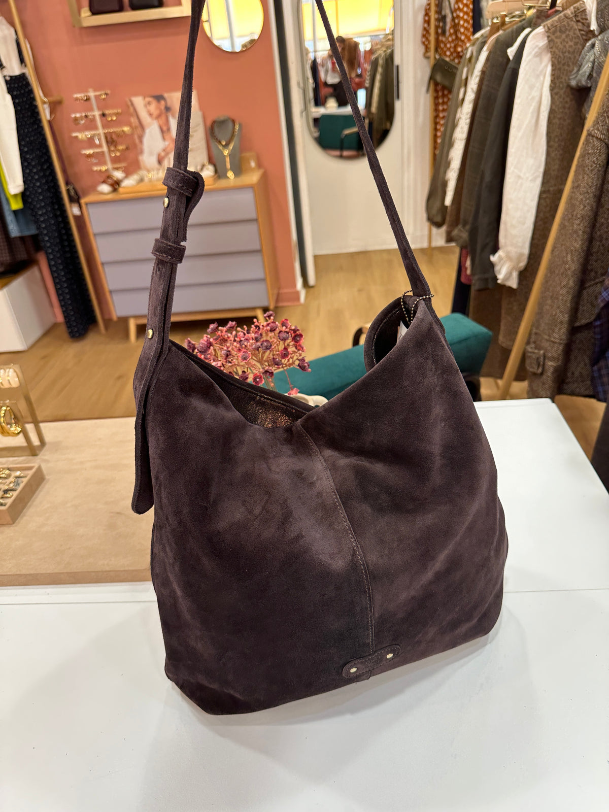 Maeli V Dark Brown bag