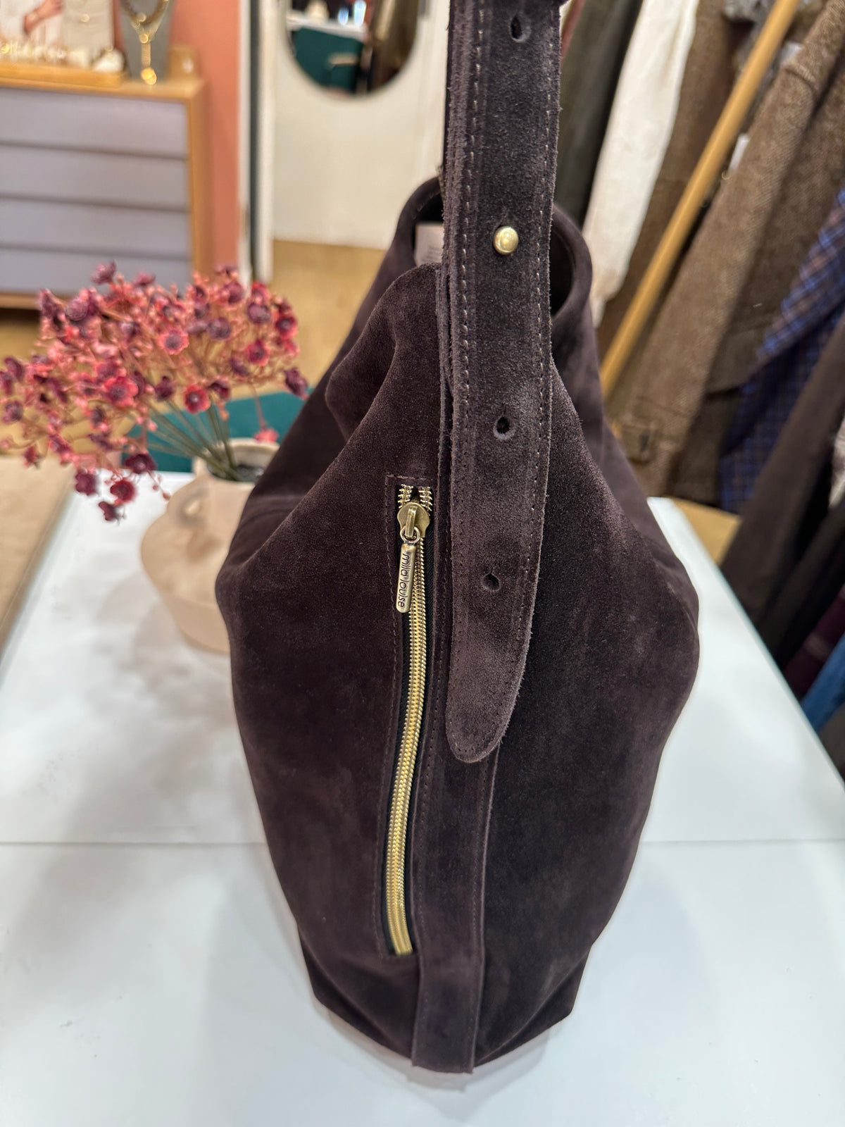 Maeli V Dark Brown bag