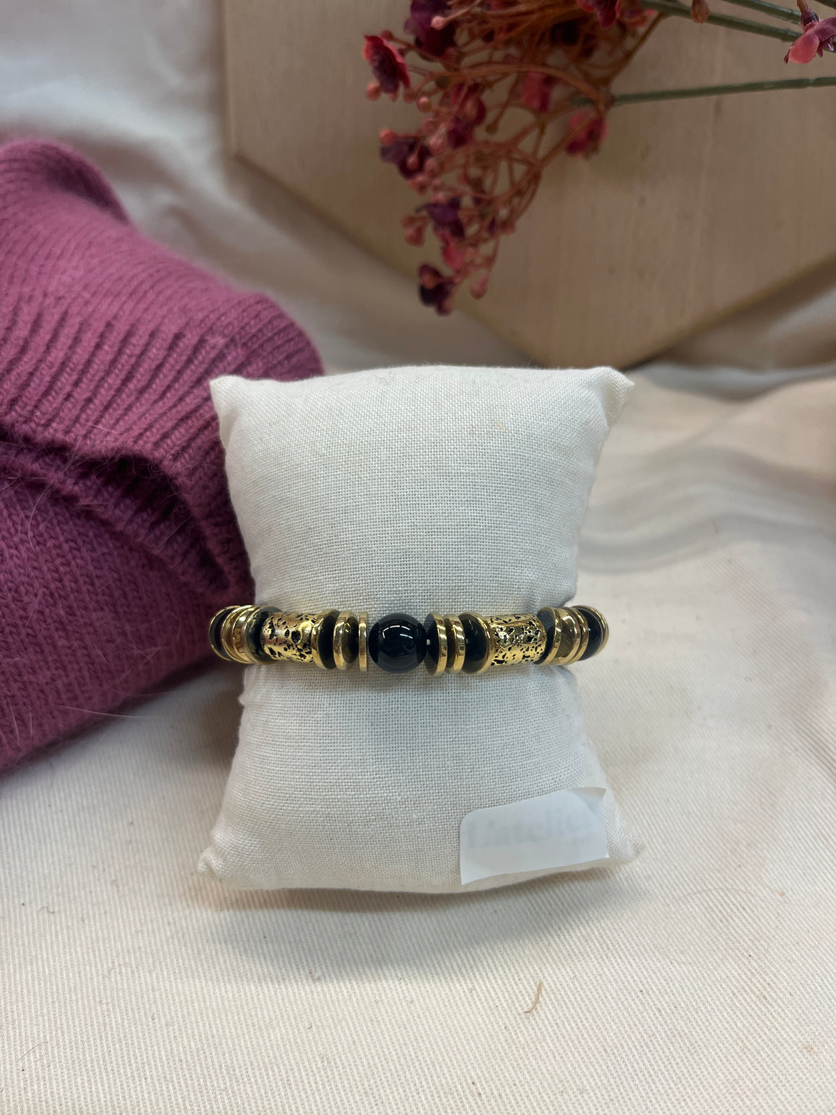 Bracelet Magda – Noir – Loëla