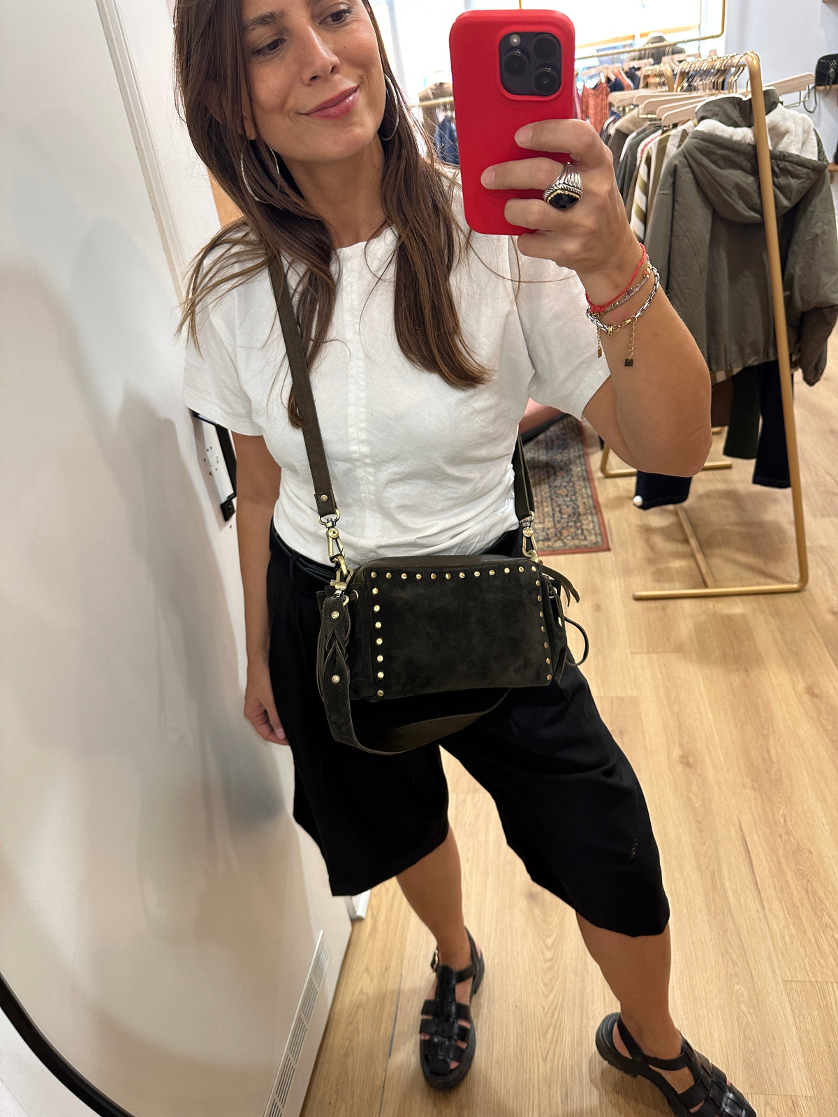 Zaza V Dark Khaki bag