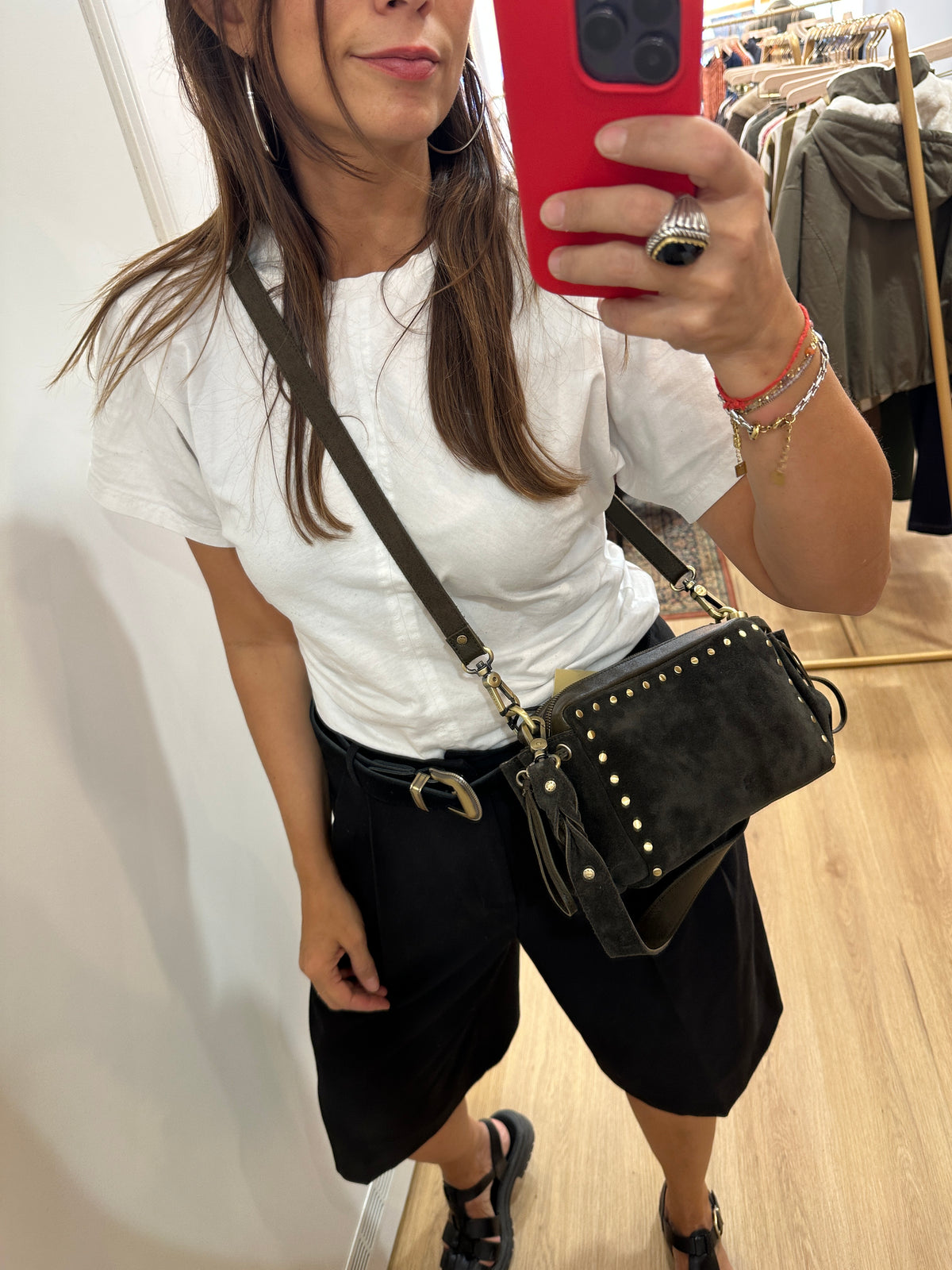 Zaza V Dark Khaki bag