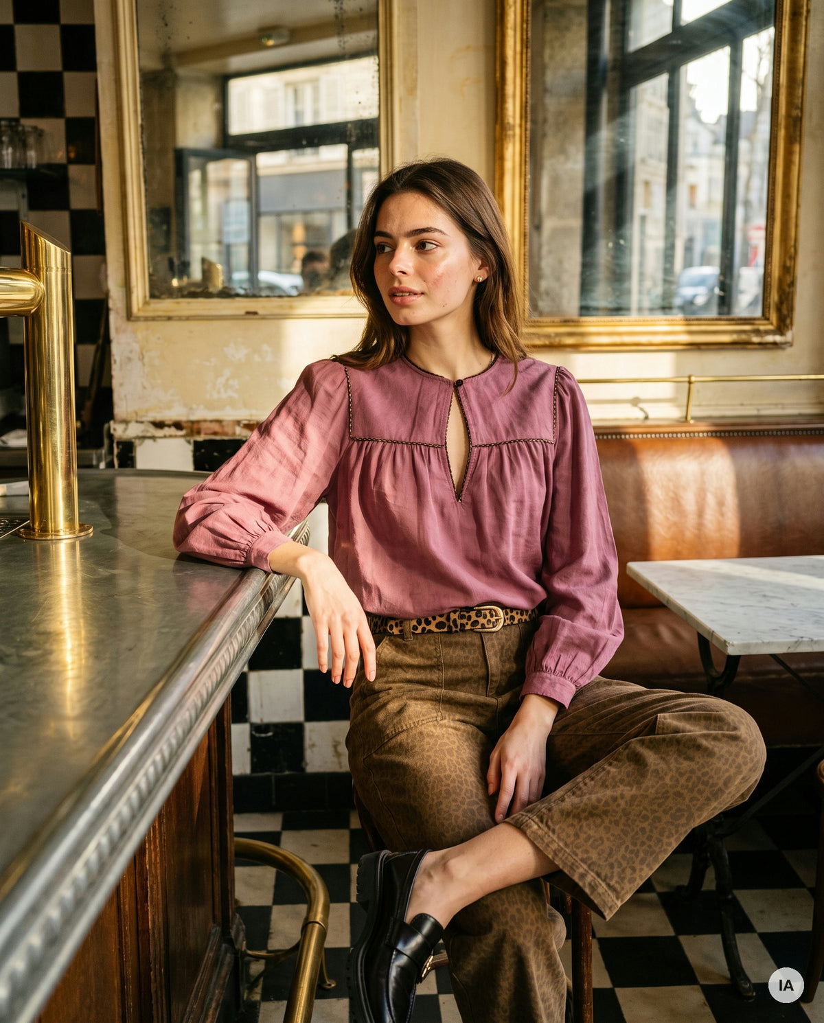 BLOUSE ALEXA - THE KORNER BLOUSE — Image générée par IA