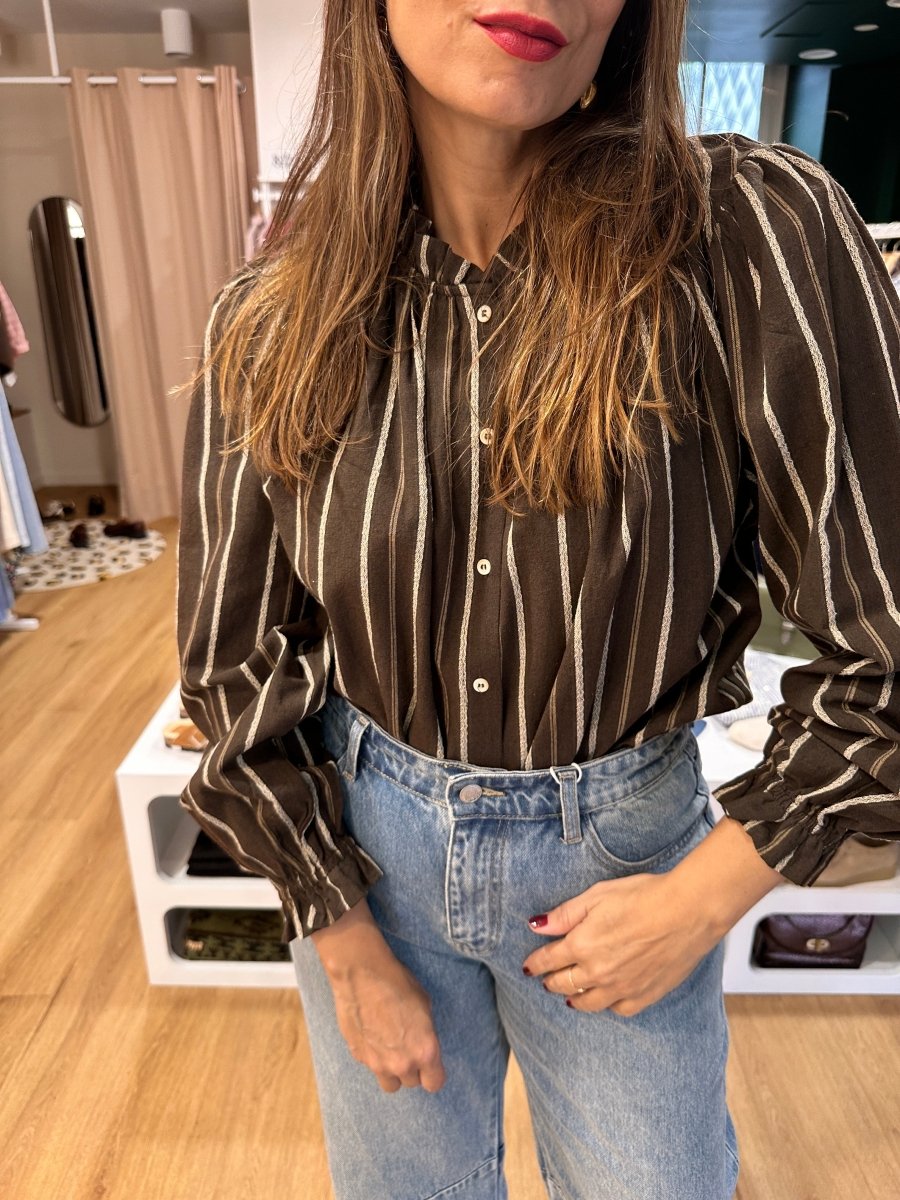 Blouse Prisca CHOCO - YCOO Top