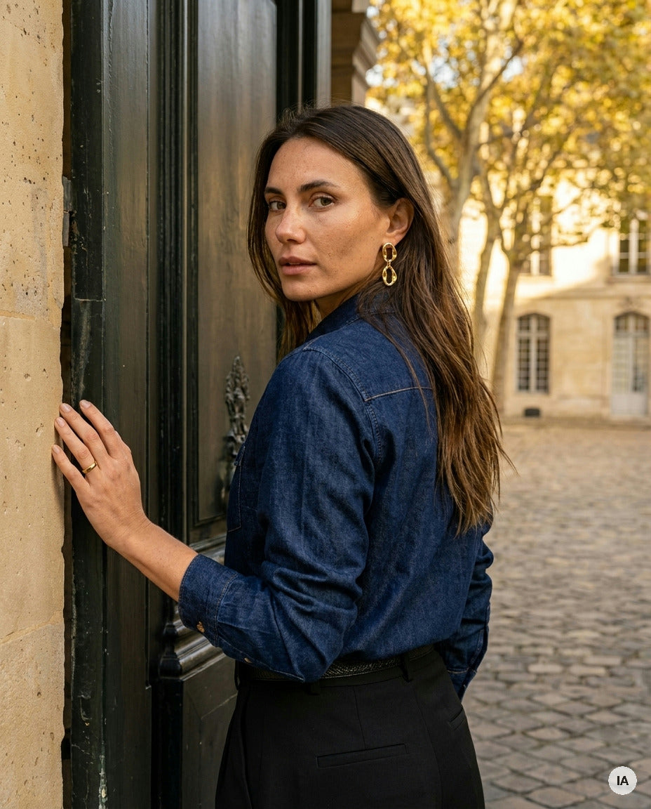 BOUCLES D'OREILLES CELINE - BOHM Bague — Image générée par IA