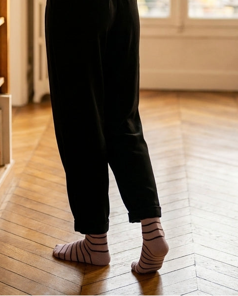 CHAUSSETTES AMIO BEIGE - LA PETITE ETOILE CHAUSSETTES