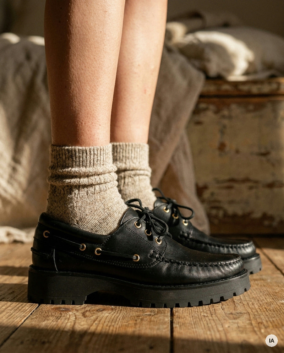 CHAUSSURES BATEAU BENTHE - BOBBIES Bottines — Image générée par IA