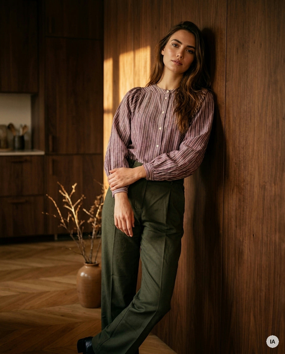 CHEMISE BAPTISTA - LAUREPLUSMAX Top — Image générée par IA