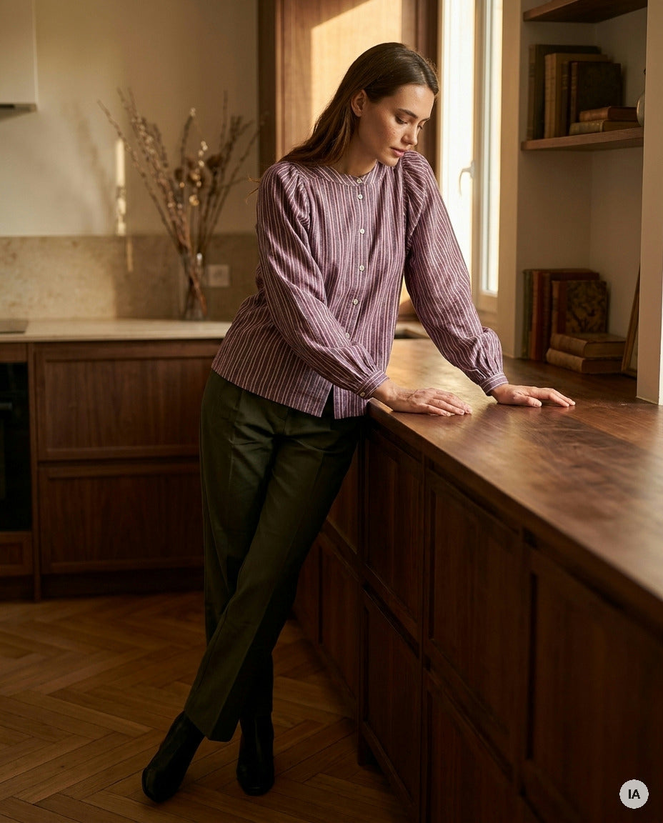 CHEMISE BAPTISTA - LAUREPLUSMAX Top — Image générée par IA