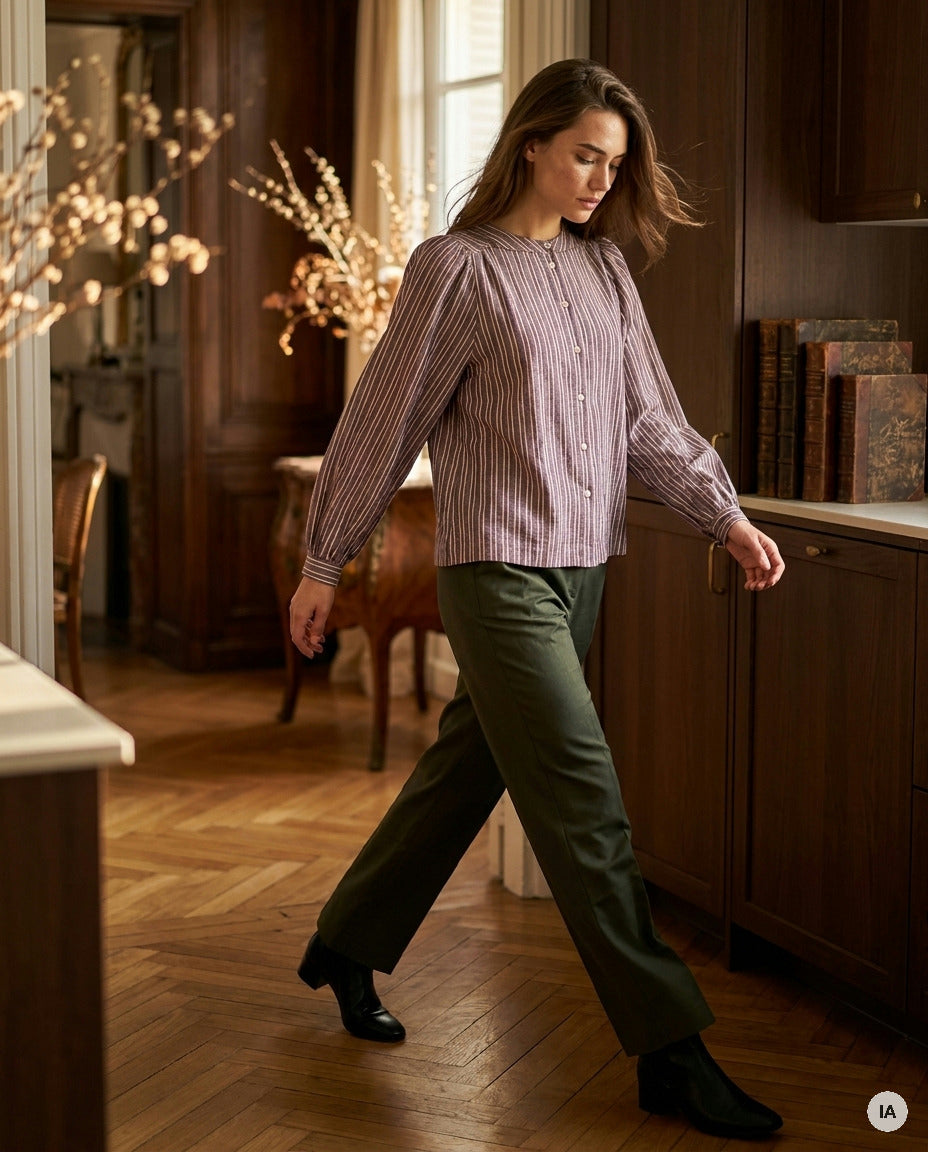 CHEMISE BAPTISTA - LAUREPLUSMAX Top — Image générée par IA