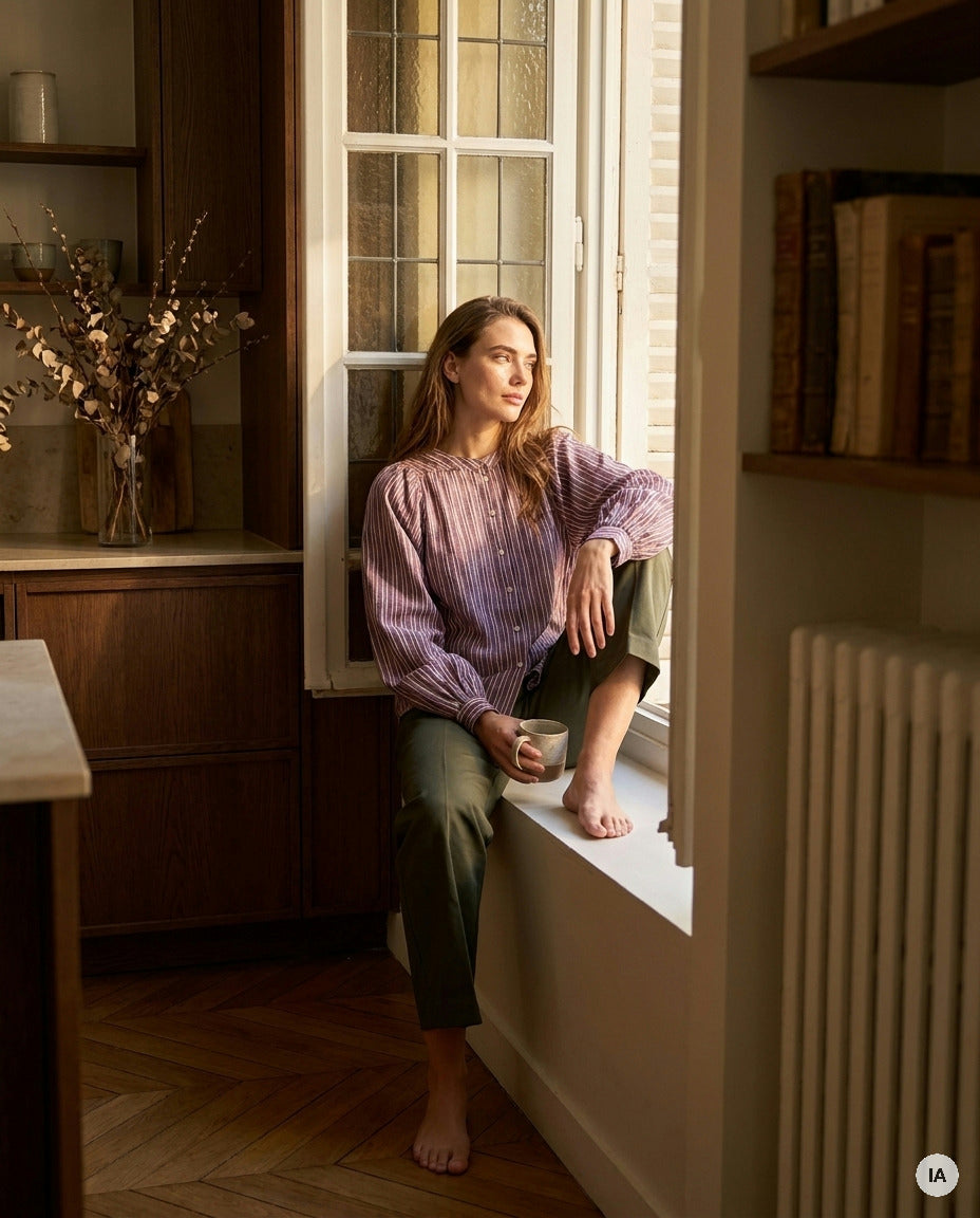 CHEMISE BAPTISTA - LAUREPLUSMAX Top — Image générée par IA