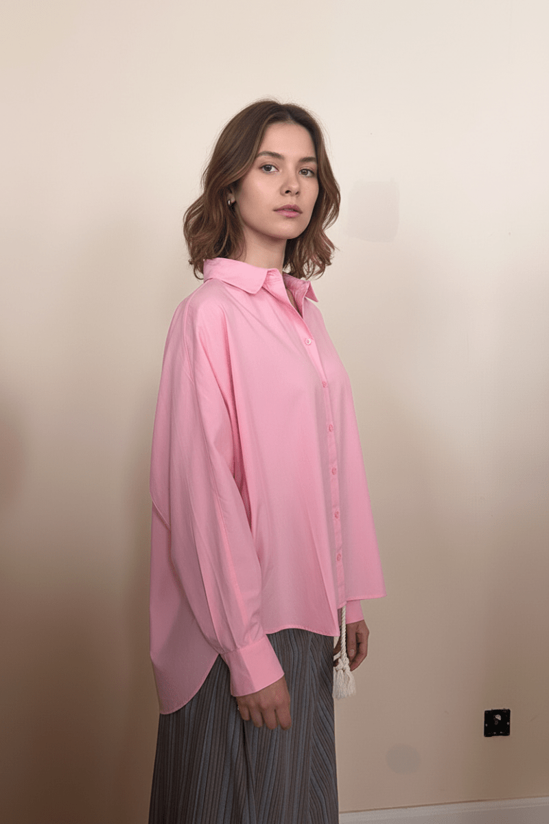 CHEMISE HATCHI Rose - ORFEO TOP