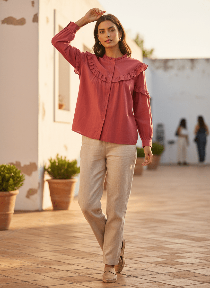 Chemise Nadja ROSE - W STUDIO Top