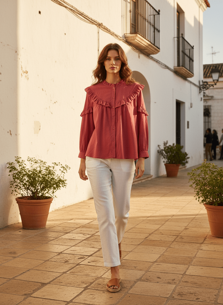 Chemise Nadja ROSE - W STUDIO Top