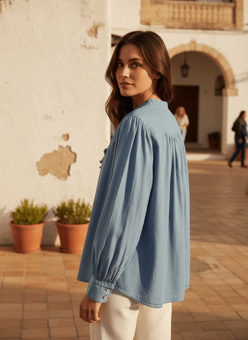 Chemise Paloma DENIM CLAIR - W STUDIO Top