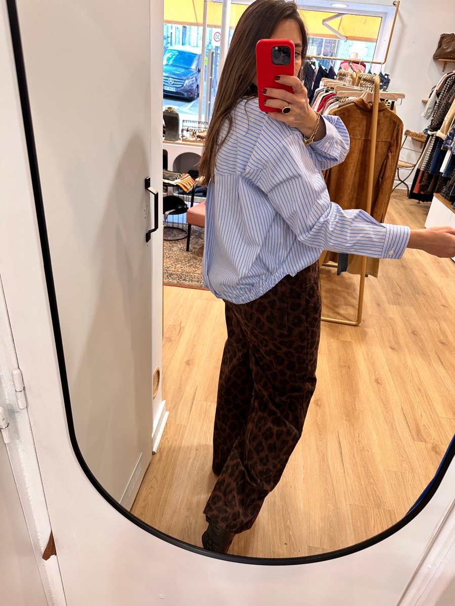 Chemise Telma BLEU - OPULLENCE Top