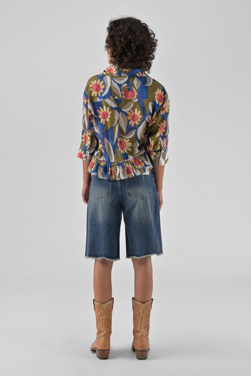 CHEMISIER JAHNIS RETRO BLOOM - ORFEO TOP
