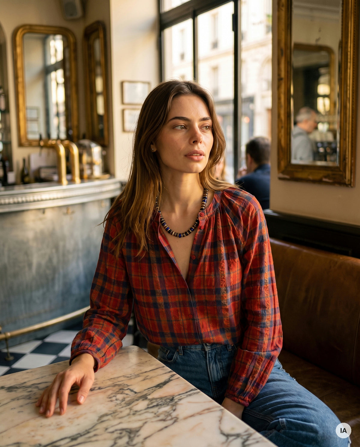 COLLIER BONAN NOIR - MILË MILA Collier — Image générée par IA