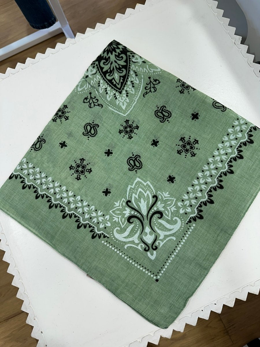 Echarpe Goa VERT NOIR - VIMODA Foulard