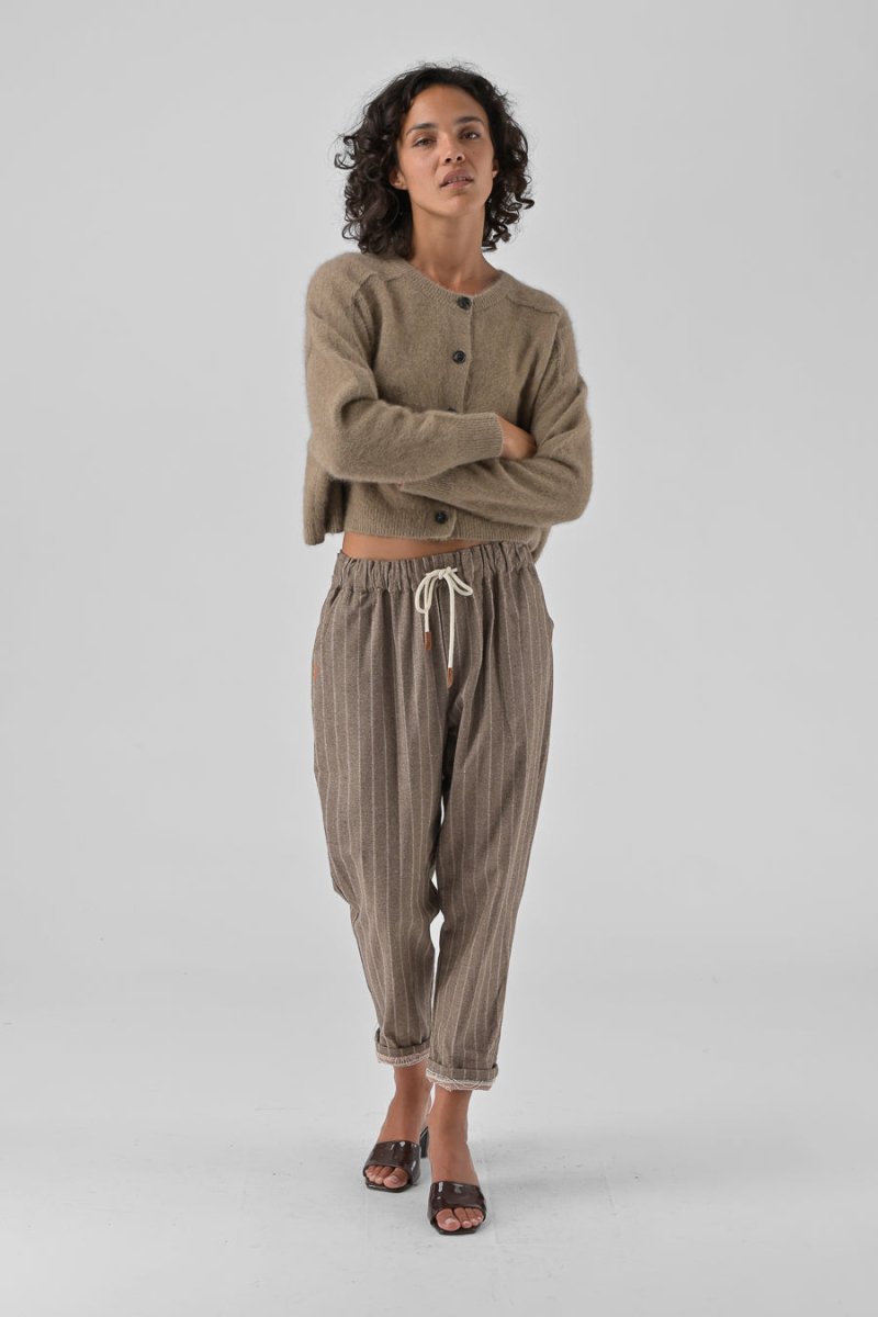 GILET AZMARA TAUPE - ORFEO GILET