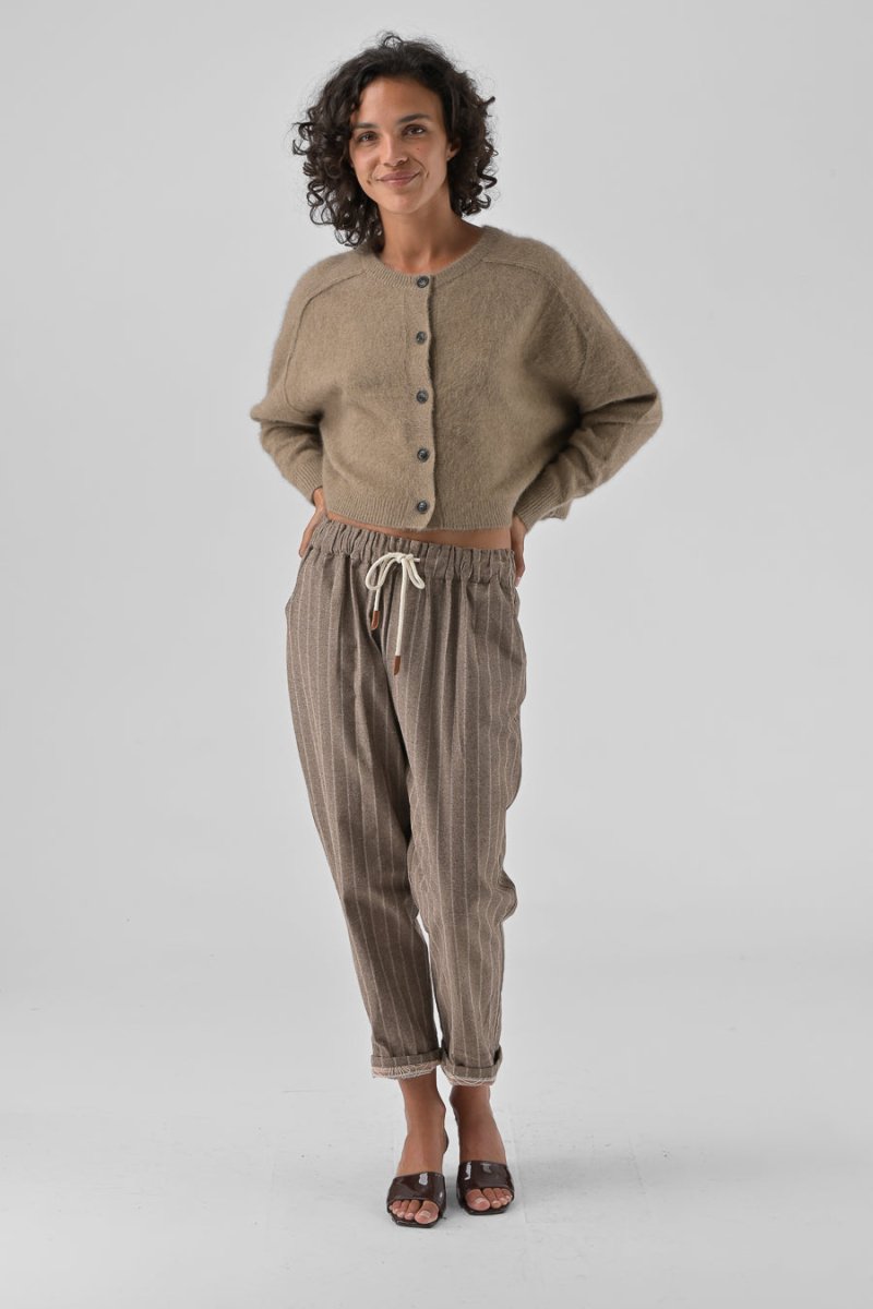 GILET AZMARA TAUPE - ORFEO GILET