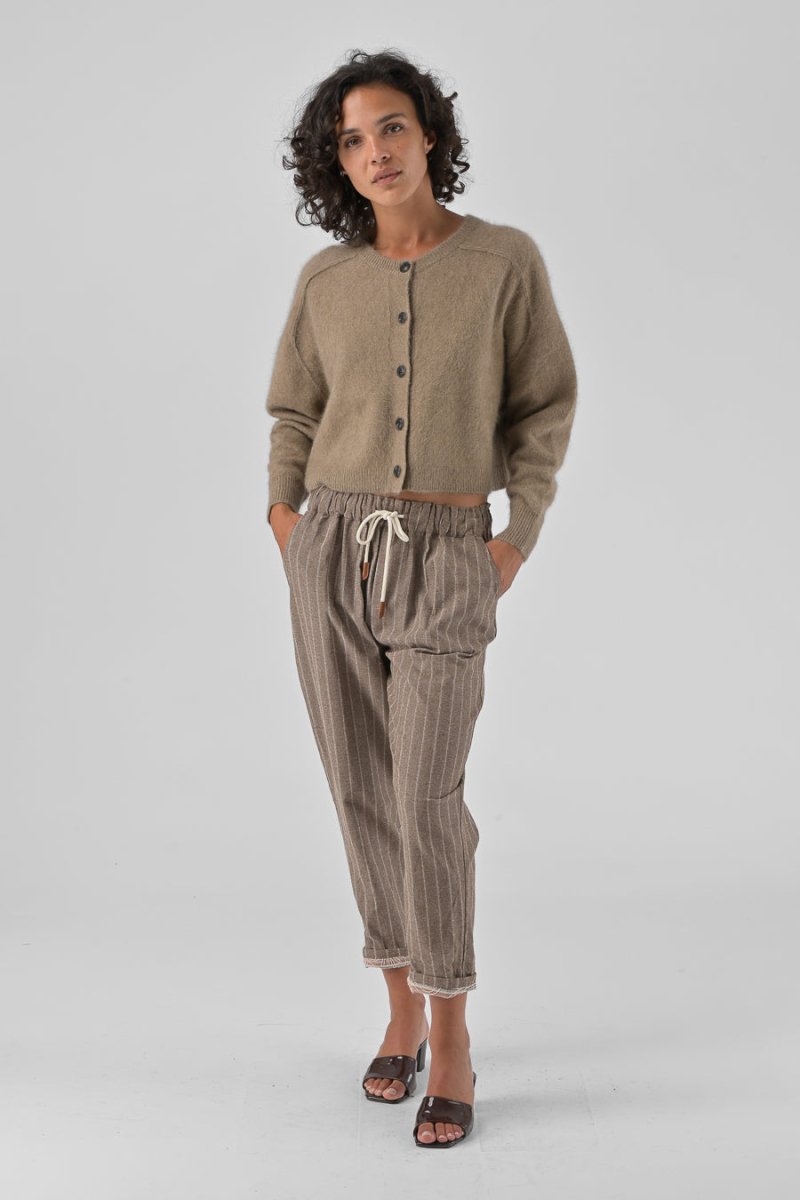 GILET AZMARA TAUPE - ORFEO GILET