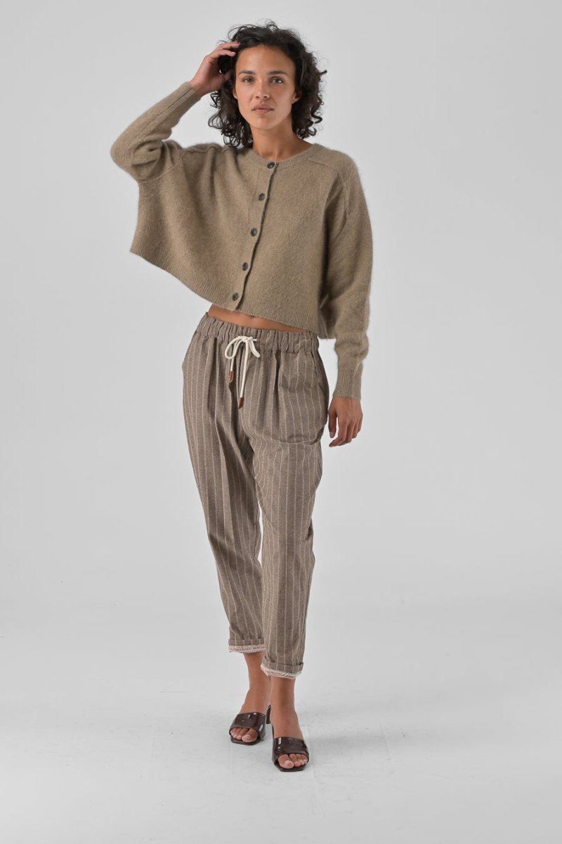 GILET AZMARA TAUPE - ORFEO GILET