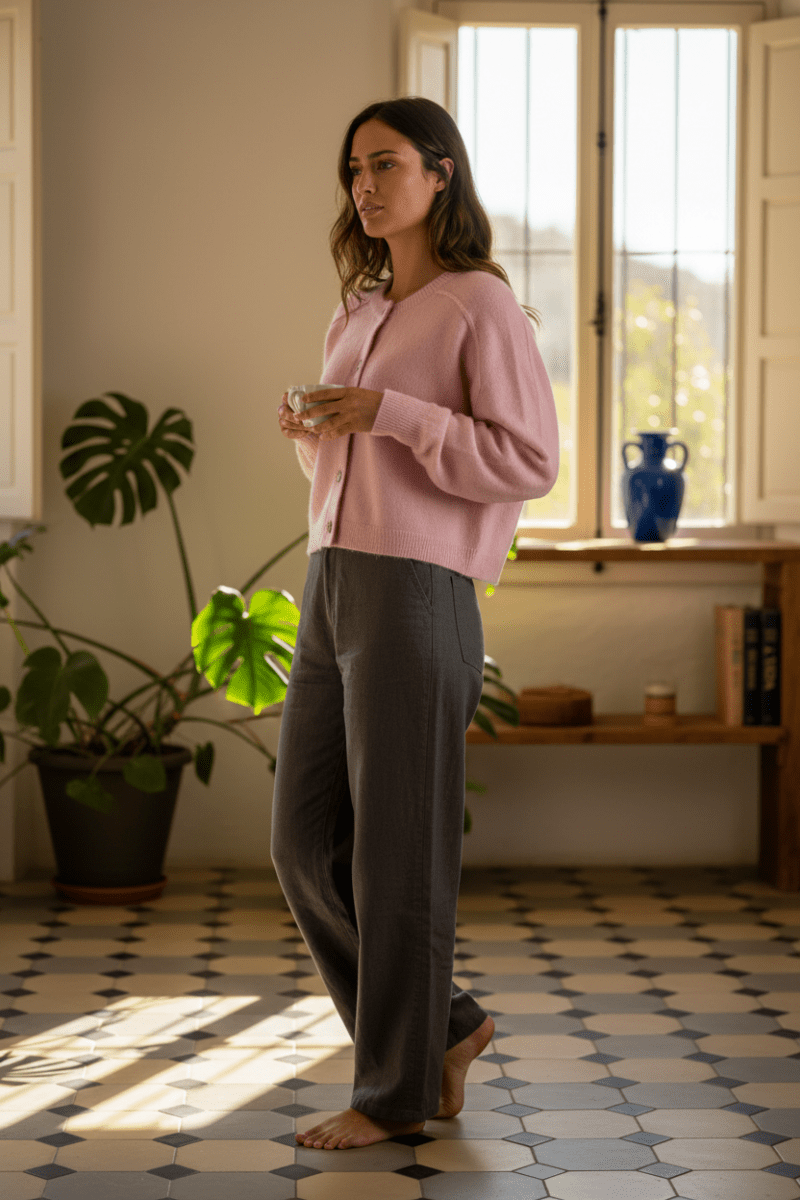 GILET AZMARA Rose - ORFEO Gilet