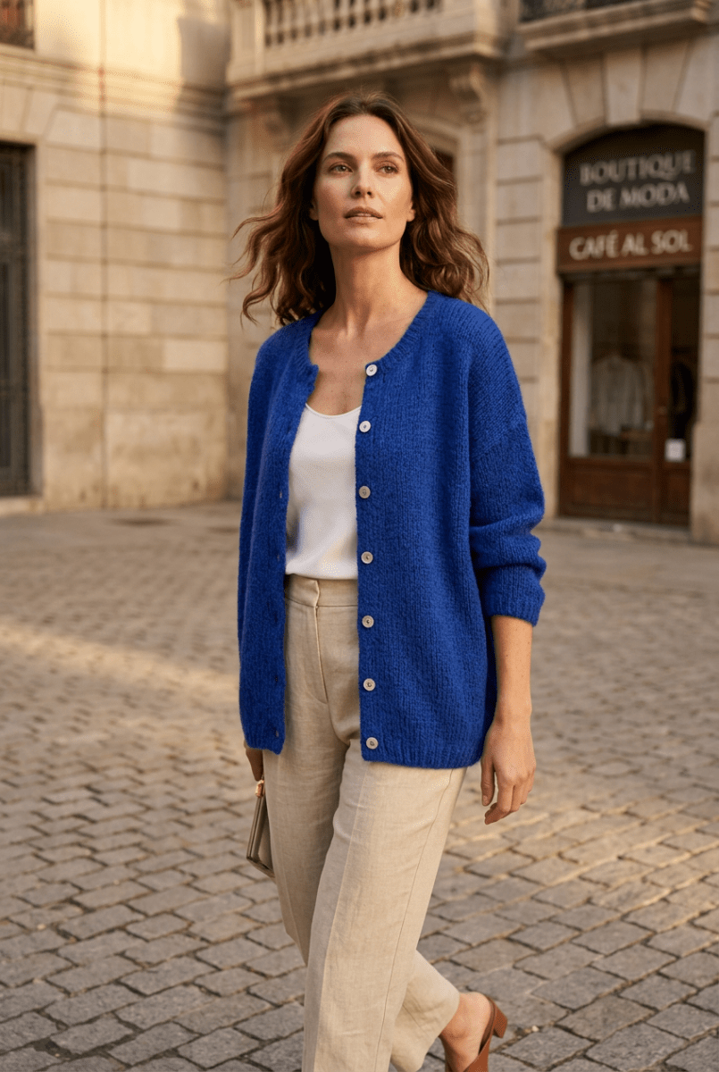GILET EUPHORIA ULTRA BLEU - RUE MAZARINE GILET