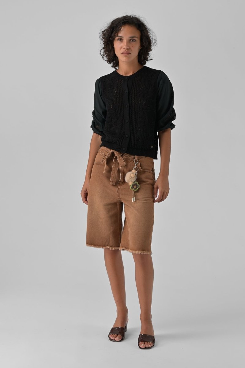GILET MILA NOIR - ORFEO GILET