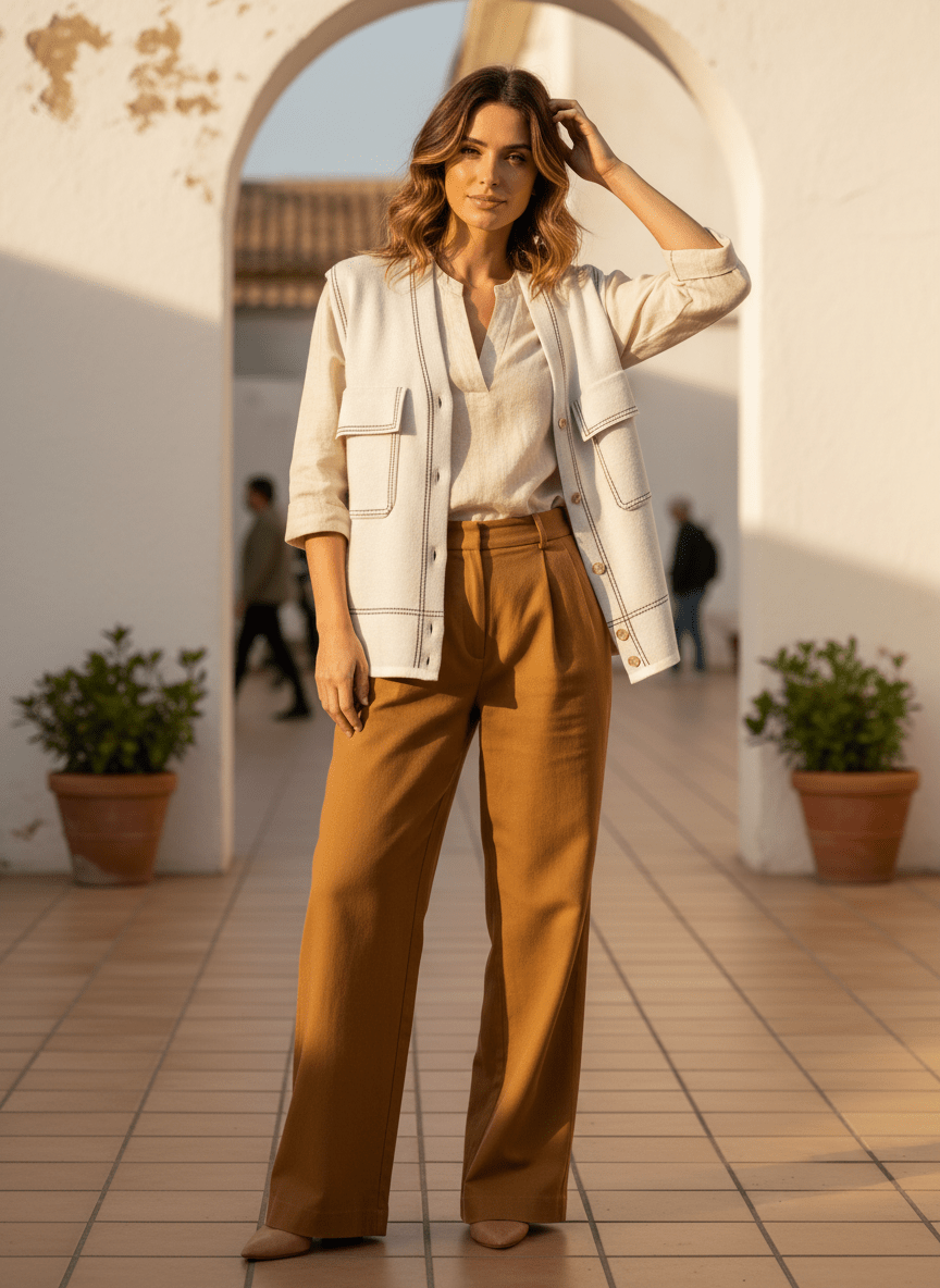 GILET TOMETTE ECRU - ADORE GILET