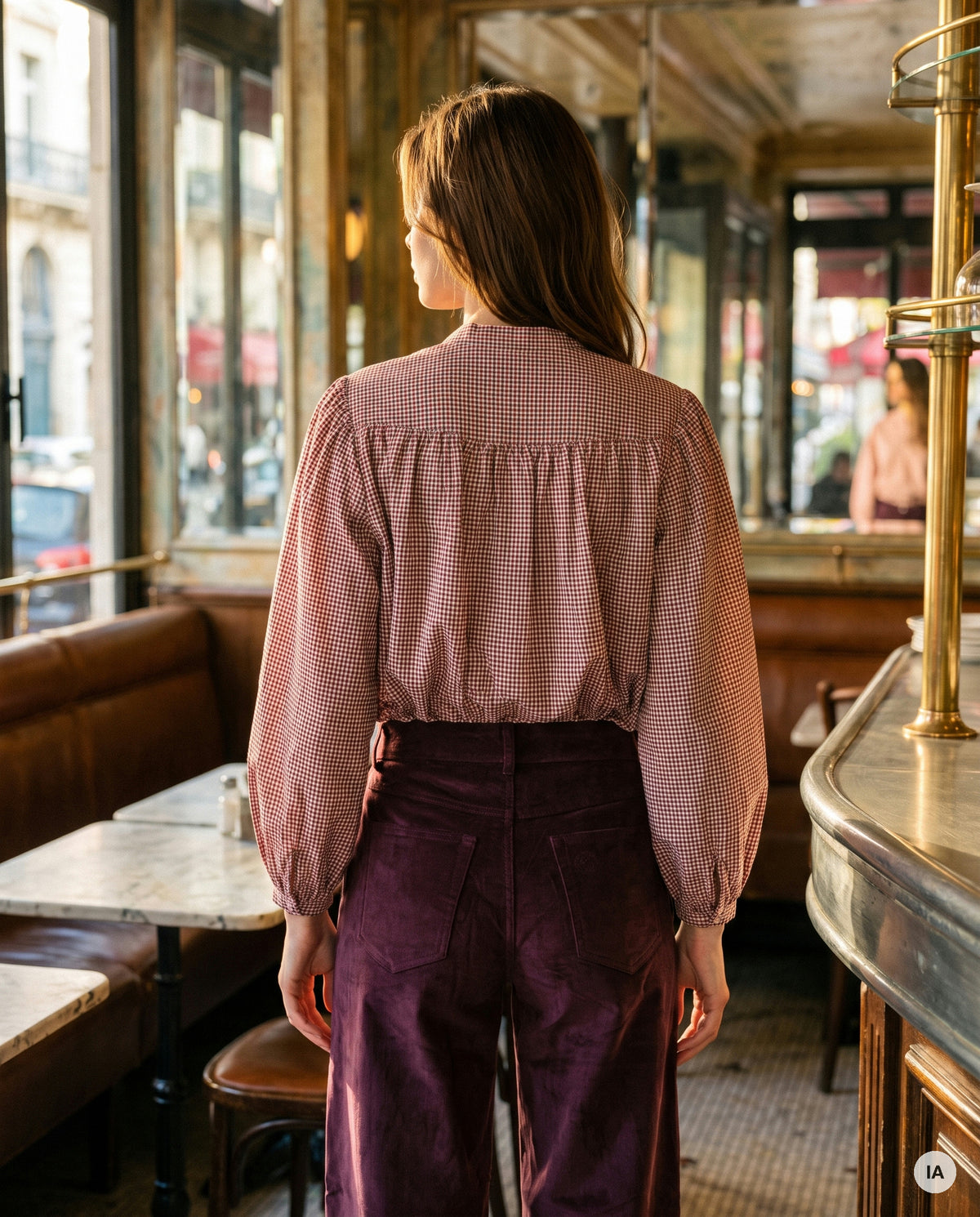 JEANS GRAYSON BORDEAUX - ORFEO Jeans — Image générée par IA