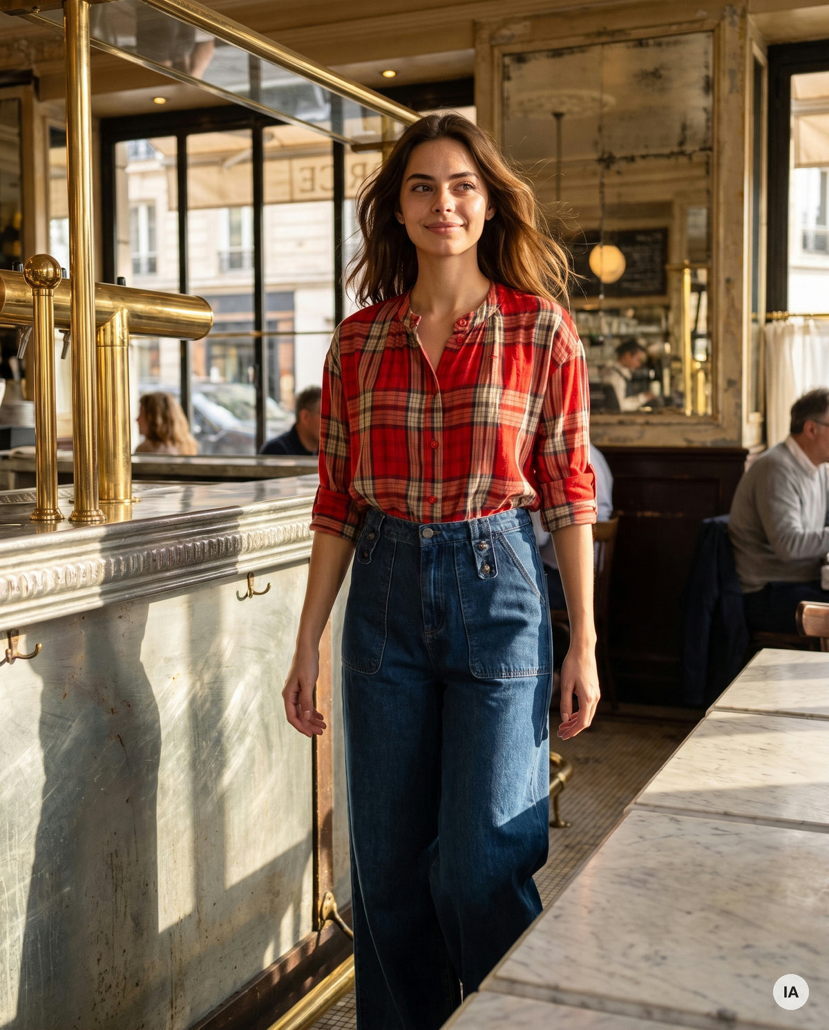 JEANS IRENE BRUT - ORFEO Jeans — Image générée par IA