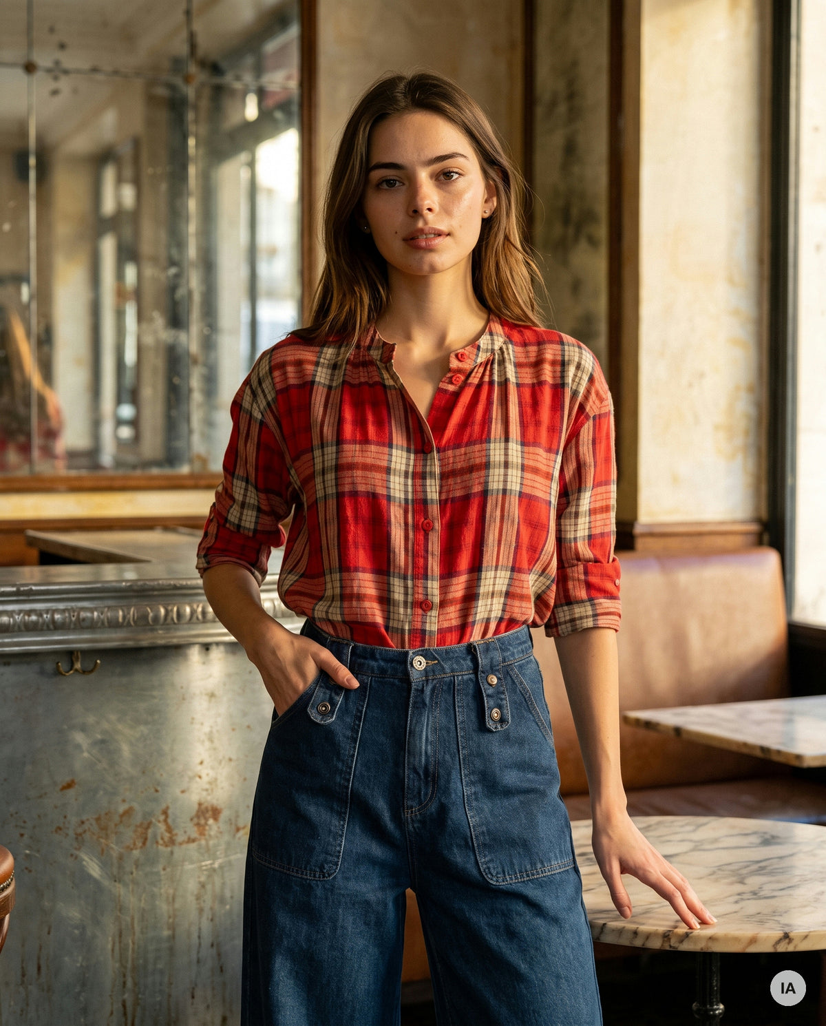 JEANS IRENE BRUT - ORFEO Jeans — Image générée par IA