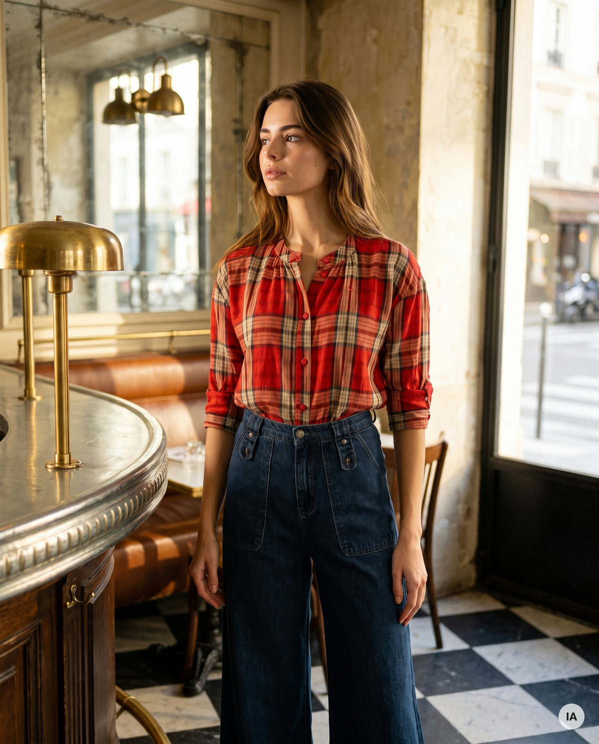 JEANS IRENE BRUT - ORFEO Jeans — Image générée par IA