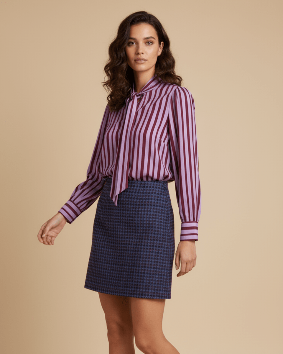 Jupe Celina PURPLE - THE KORNER Jupe