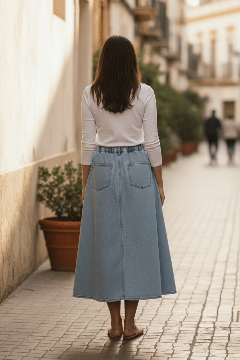 Jupe Larissa JEANS - W STUDIO Jupe