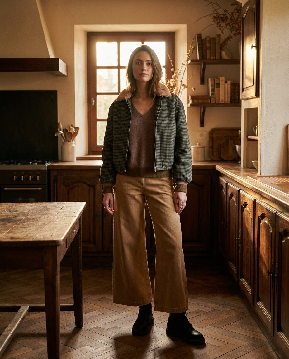 PANTALON AQUA BEIGE - MINUIT DOUZE PANTALON