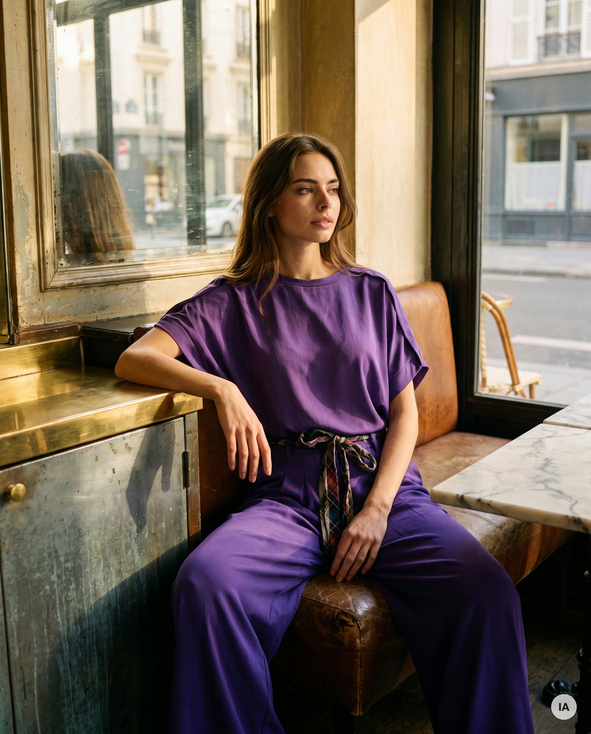 PANTALON CHARLIE VIOLET - ORFEO Pantalon — Image générée par IA