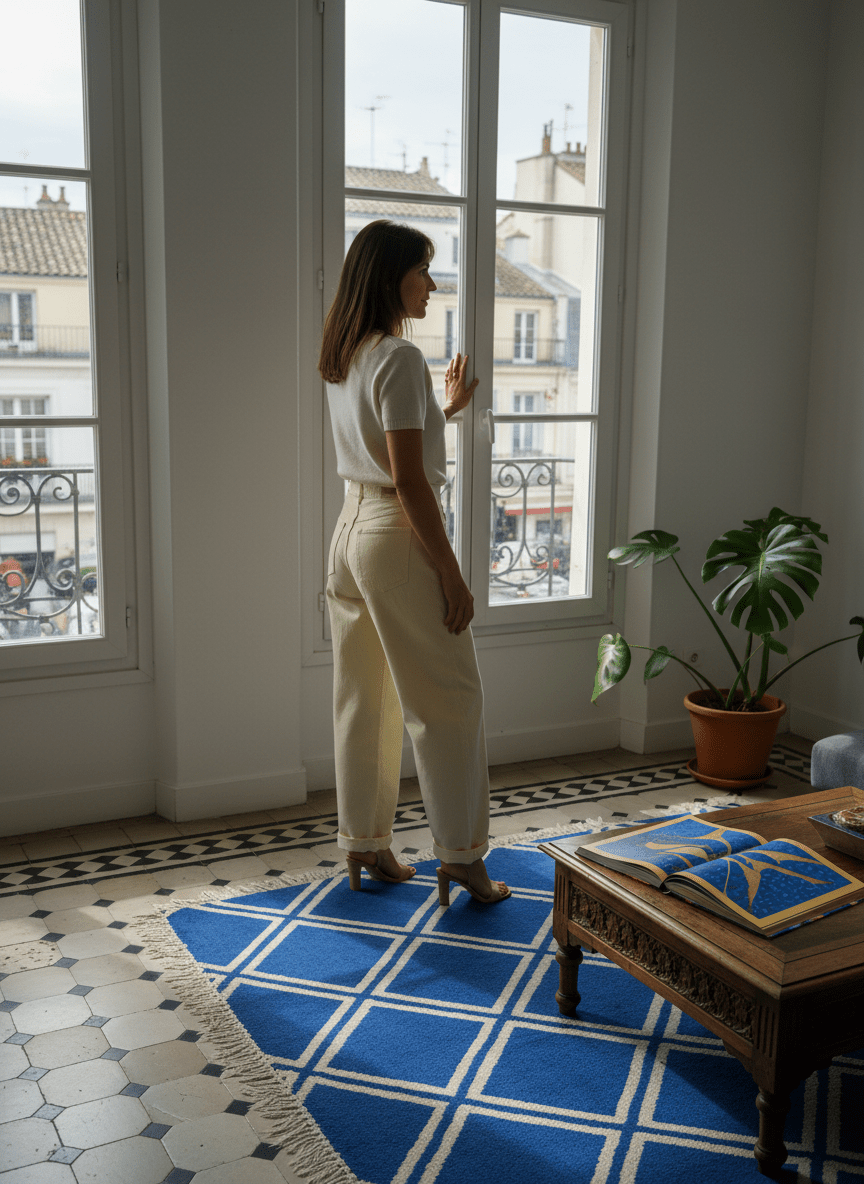 Pantalon Charly Jaune - OPULLENCE Pantalon
