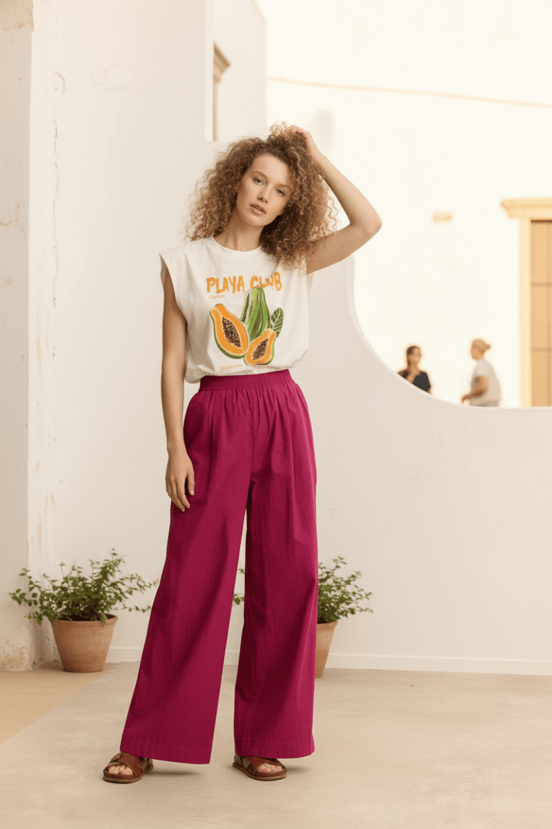 PANTALON COLAS GRENAT - GARANCE PANTALON