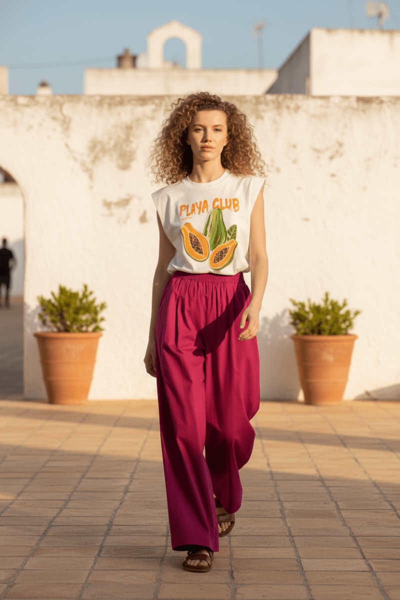 PANTALON COLAS GRENAT - GARANCE PANTALON