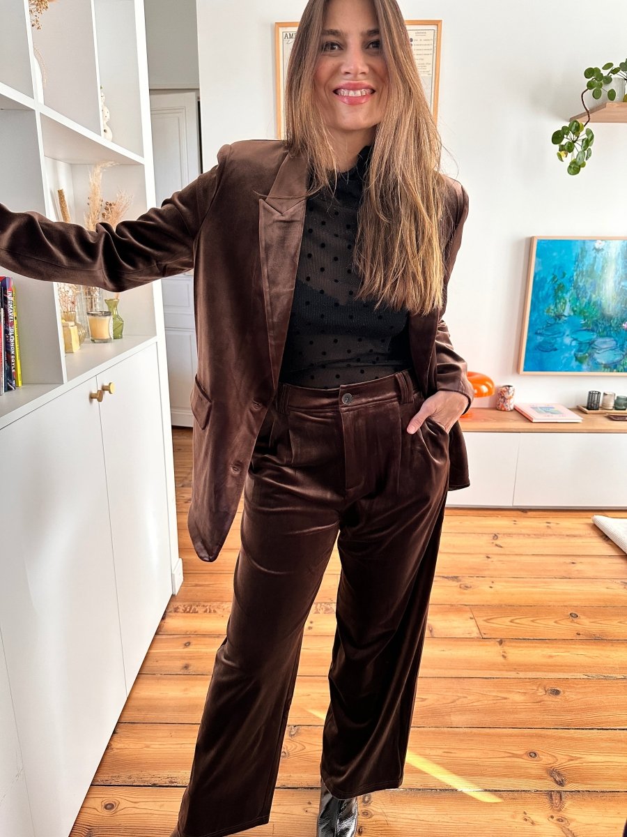 Pantalon Gabriel CHOCO - SEEUSOON Pantalon