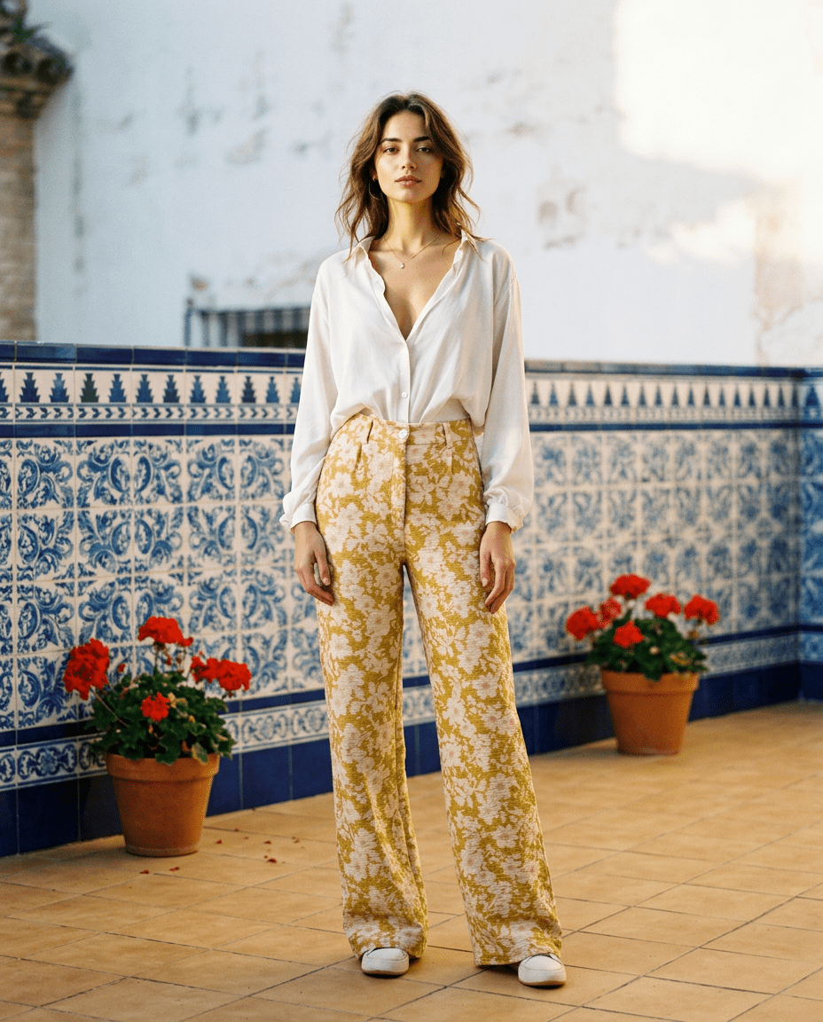 Pantalon Joel Vert - RUE DES ABBESSES Pantalon