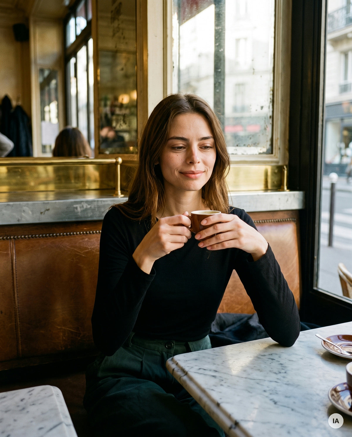 PANTALON MYRIAM VERT - ADORE Pantalon — Image générée par IA