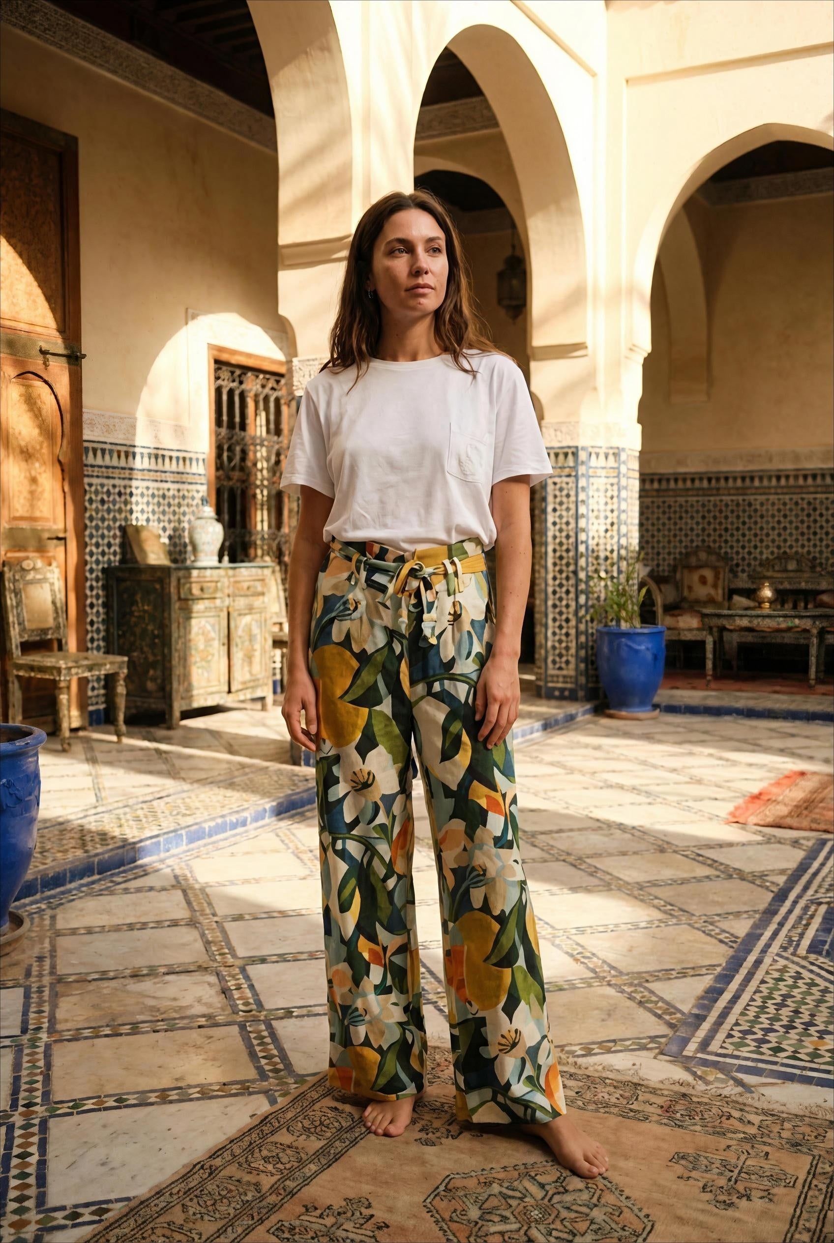 PANTALON NAMI SOLEIL D EZE - ORFEO PANTALON
