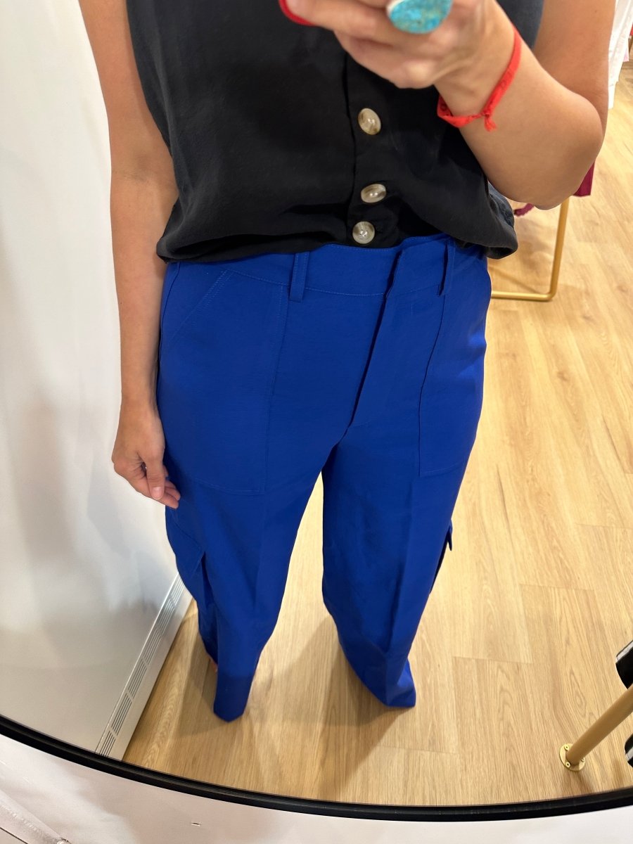 Pantalon Pakyla BLEU ELETRIC - ANGE Pantalon