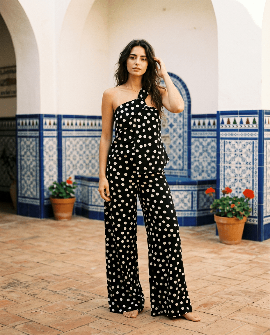 Pantalon Polka NOIR - WILD PONY Pantalon